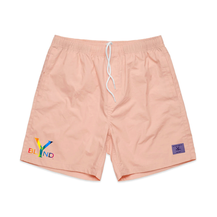 BLYND PRYDE BEACH SHORTS PINKY